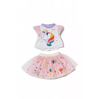 BABY born vestito tutù unicorno 43cm vestito per bambole