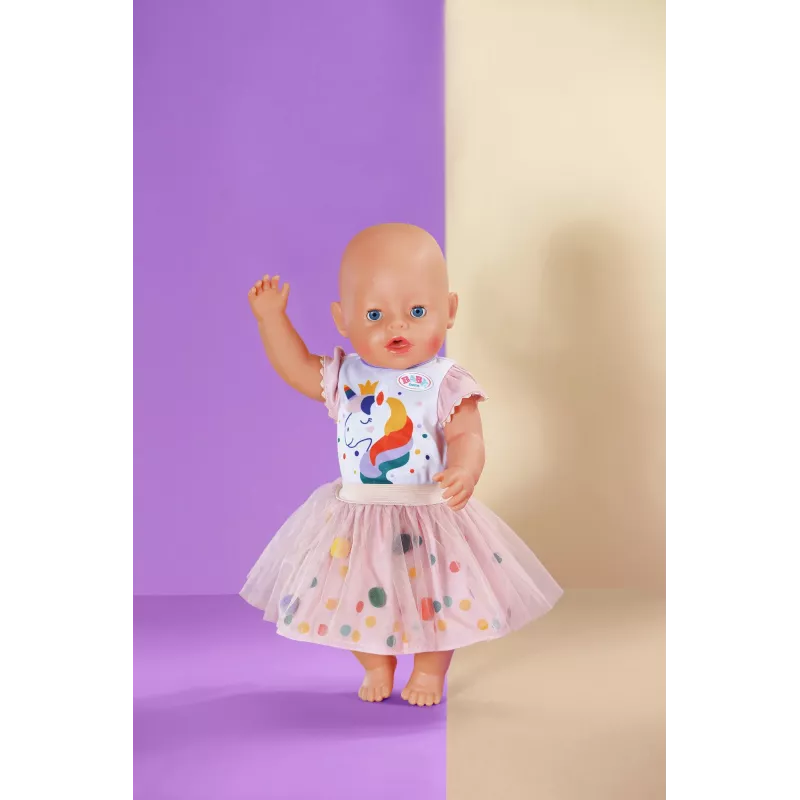 BABY born vestito tutù unicorno 43cm vestito per bambole