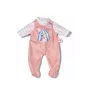 Tutina per bambole ZAPF BABY born Romper Apricot per bambole da 36 cm, tessuto, multicolore, pieghevole, età 1+