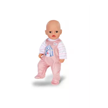 Tutina per bambole ZAPF BABY born Romper Apricot per bambole da 36 cm, tessuto, multicolore, pieghevole, età 1+