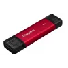 SSD esterno Kingston 2 TB Dual USB-A/USB-C, USB 3.2 Gen 2, lettura 1050 MB/s, scrittura 950 MB/s, nero/rosso