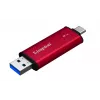 SSD esterno Kingston 2 TB Dual USB-A/USB-C, USB 3.2 Gen 2, lettura 1050 MB/s, scrittura 950 MB/s, nero/rosso