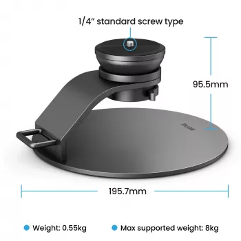 Supporto BenQ ST30 – supporto nero compatibile con proiettori BenQ, B195,7×T180×H95,5 mm