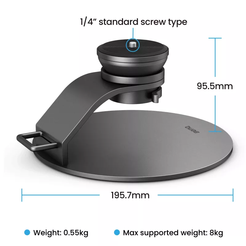 Supporto BenQ ST30 – supporto nero compatibile con proiettori BenQ, B195,7×T180×H95,5 mm