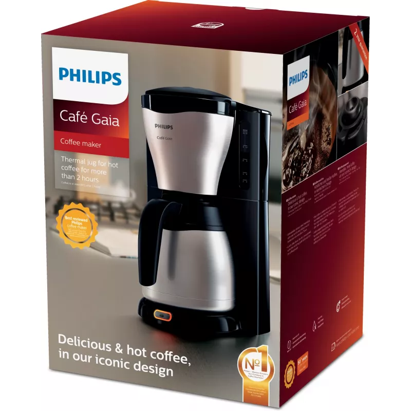 Macchina per caffè filtro Philips Café Gaia Collection Café Gaia HD7546/20 con thermos