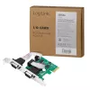 LogiLink PC0031 scheda di interfaccia PCIe, 2x seriale (COM)