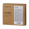 LogiLink PC0031 scheda di interfaccia PCIe, 2x seriale (COM)