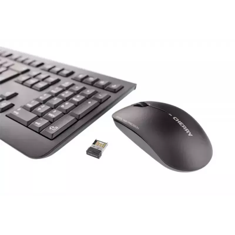 CHERRY DW 3000 tastiera mouse inclusi universale RF wireless AZERTY francese nero