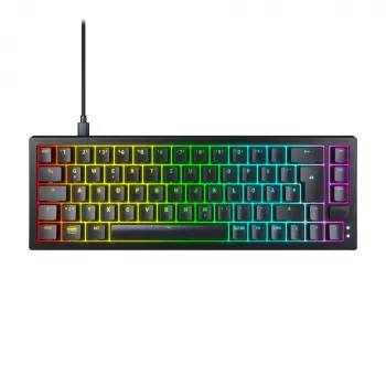 CHERRY K5V2 tastiera compatta gaming USB QWERTZ tedesco nero 68 tasti RGB LED