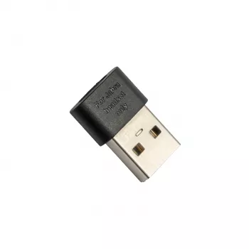 Adattatore USB-C Jabra 14208-38 connettore femmina USB-C su connettore maschio USB-A nero