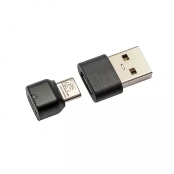 Adattatore USB-C Jabra 14208-38 connettore femmina USB-C su connettore maschio USB-A nero