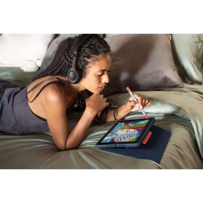 LOGITECH Rugged Combo 3 Touch - blu - QWERTZ DE - EMEA