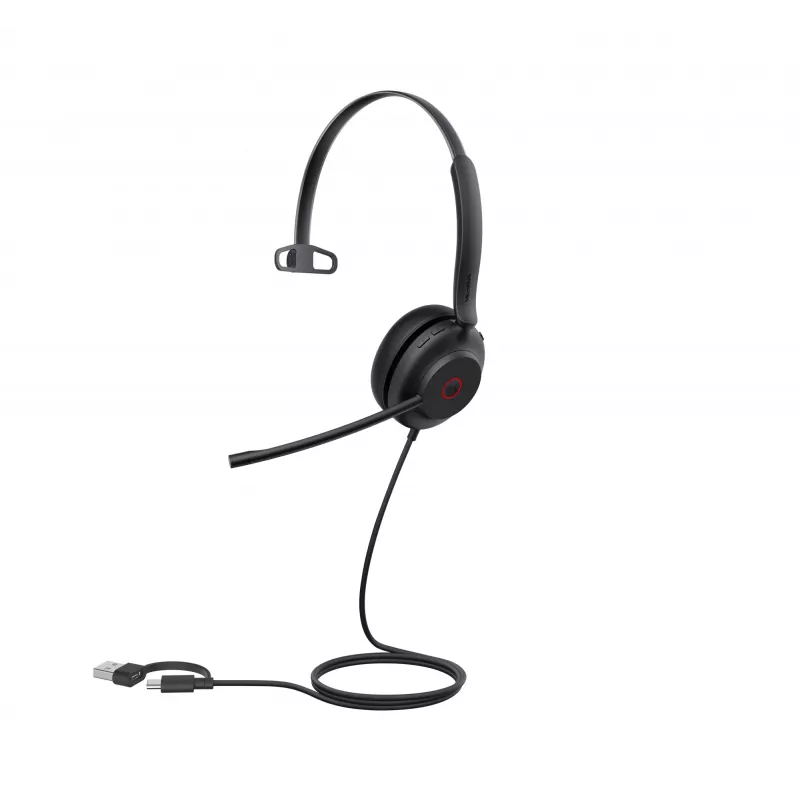Yealink UH35 Mono Teams cuffie USB-C/A
