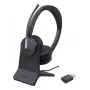 Yealink WH64 Hybrid Dual con stazione di ricarica cuffie Teams