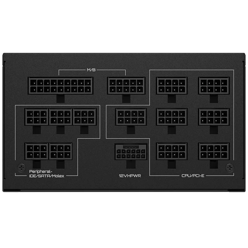 GIGABYTE UD1300GM PG5 alimentatore 1300 W 20+4 Pin ATX ATX nero