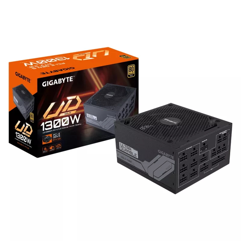 GIGABYTE UD1300GM PG5 alimentatore 1300 W 20+4 Pin ATX ATX nero