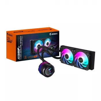 Dissipatore liquido all-in-one GIGABYTE AORUS WATERFORCE X II 240 ventole 2x120mm ARGB