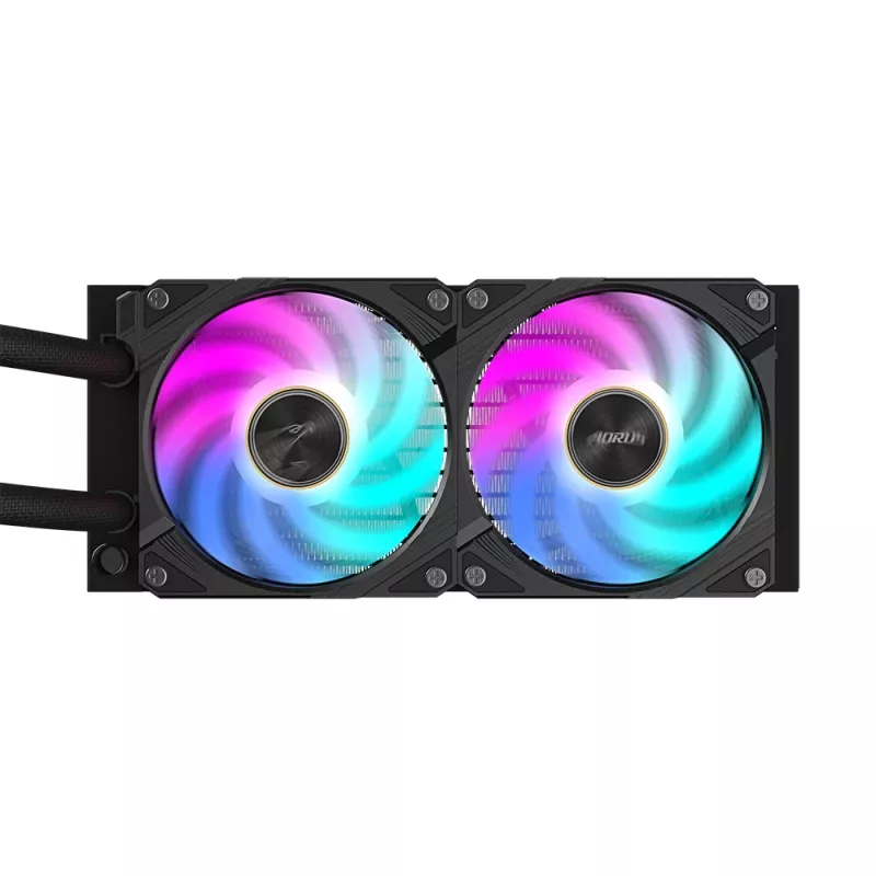 Dissipatore liquido all-in-one GIGABYTE AORUS WATERFORCE X II 240 ventole 2x120mm ARGB