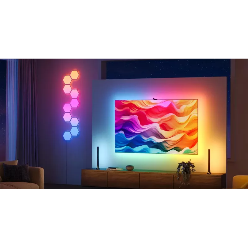 Striscia LED smart Govee H6098 — Wi‑Fi/Bluetooth, nero, 2 kWh/1000h, classe energetica G