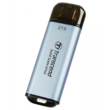SSD portatile Transcend Esd300c 2TB USB Type-C 3D NAND Flash azzurro cielo