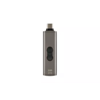 SSD Transcend Esd330c unità portatile 2 TB USB Type-C marrone grigio scuro