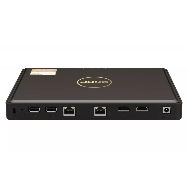 QNAP TBS-464 NAS Desktop Intel® Celeron® N5105 8 GB DDR4 0 TB QNAP Turbo System nero