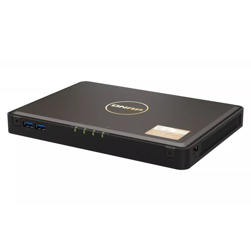 QNAP TBS-464 NAS Desktop Intel® Celeron® N5105 8 GB DDR4 0 TB QNAP Turbo System nero