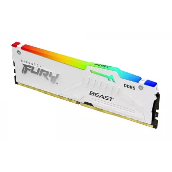 Kingston Technology FURY Beast 64GB 6000MT/s DDR5 CL30 DIMM (Kit of 2) White RGB EXPO