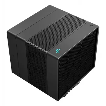 Dissipatore ad aria DeepCool ASSASSIN IV 14 cm nero — pressione aria max 2,44 mmH2O, ventola FDB 14 cm, 1700 U/min, 79,1 cfm, 7 heatpipe