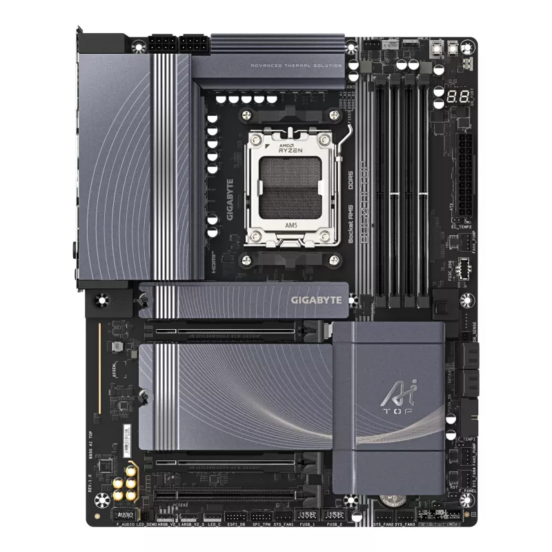 Scheda madre GIGABYTE B850 AI TOP, AMD B850, socket AM5, ATX