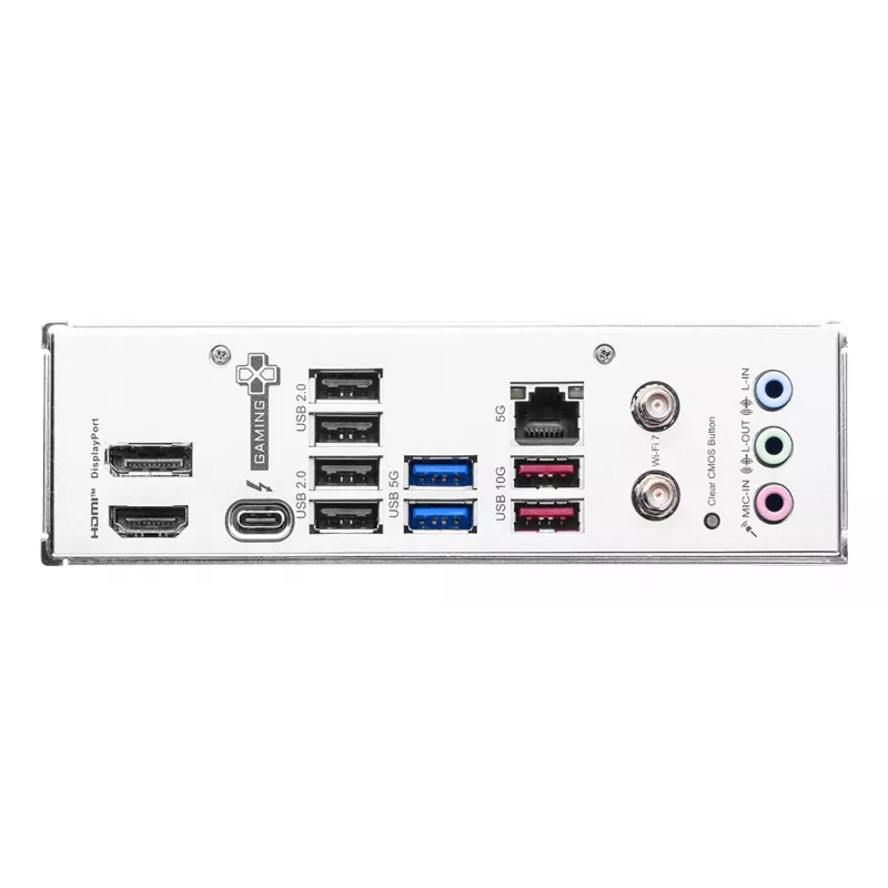 Scheda madre MSI B860 GAMING PLUS WIFI — Intel B860, LGA 1851, ATX, DDR5, 4x DIMM, 3x M.2, Wi-Fi 7, 5GbE