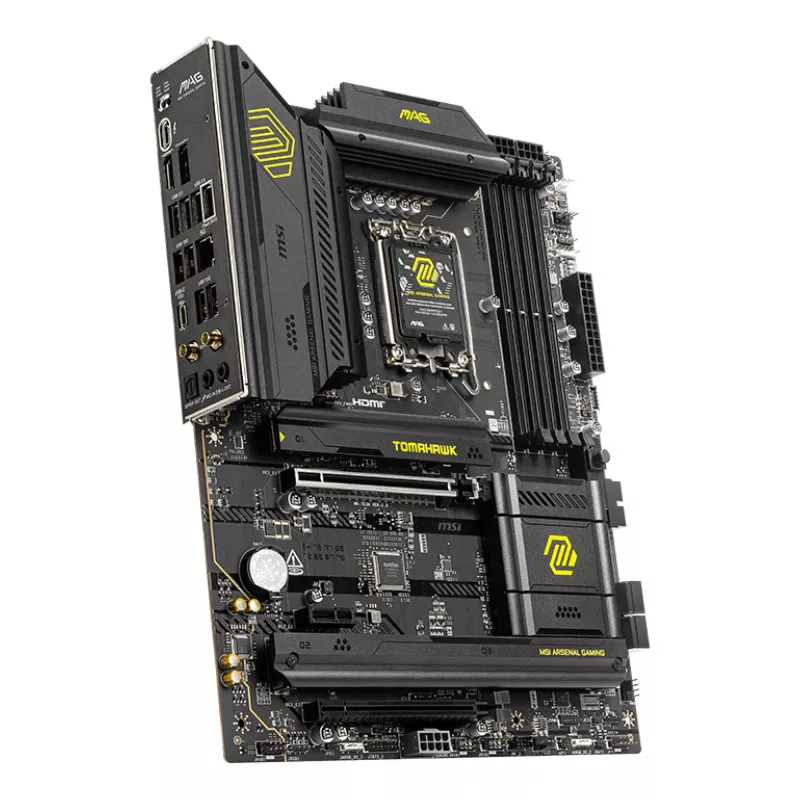 Scheda madre MSI MAG B860 TOMAHAWK WIFI — Intel B860, LGA 1851, ATX, DDR5, 4x DIMM, 3x M.2, Wi-Fi 7, 5GbE