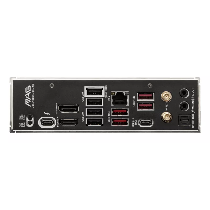 Scheda madre MSI MAG B860 TOMAHAWK WIFI — Intel B860, LGA 1851, ATX, DDR5, 4x DIMM, 3x M.2, Wi-Fi 7, 5GbE
