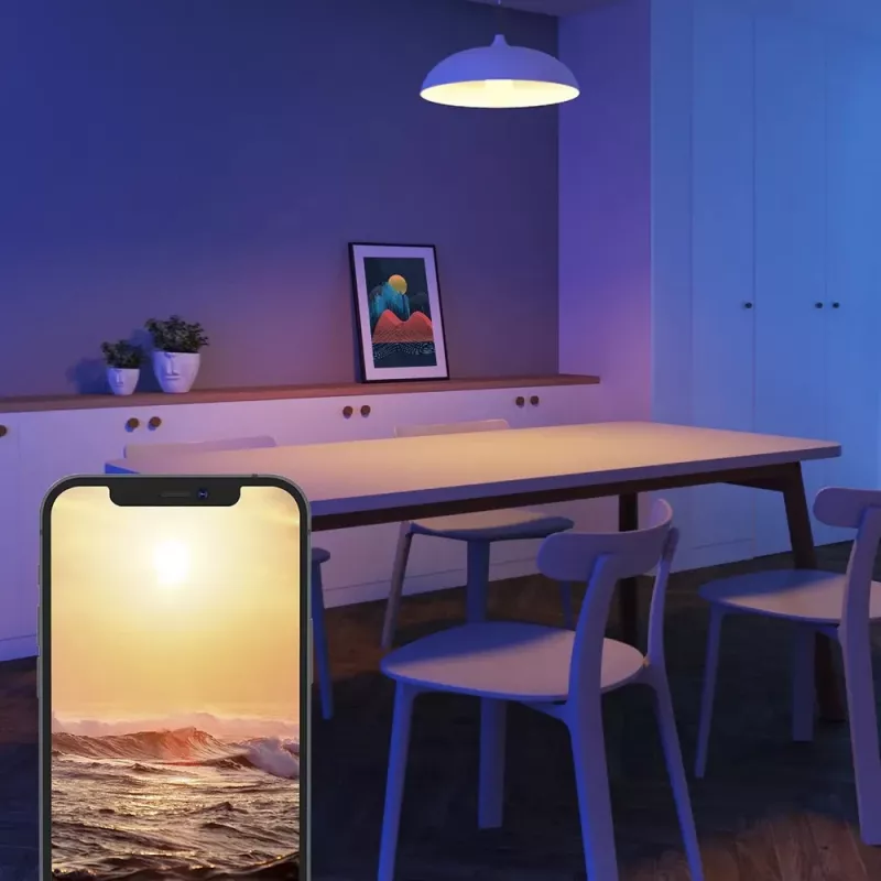 Govee H60093C1 Lampadina smart, 1200 lm, Wi-Fi e Bluetooth, 12 W, E26, bianco