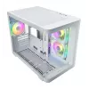 FSP S380-WA Case Mini Tower mITX, mATX bianco ARGB