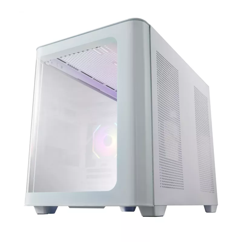 FSP S380-WA Case Mini Tower mITX, mATX bianco ARGB