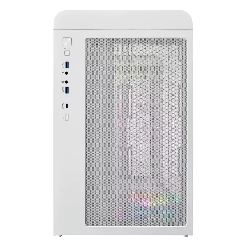 FSP S380-WA Case Mini Tower mITX, mATX bianco ARGB