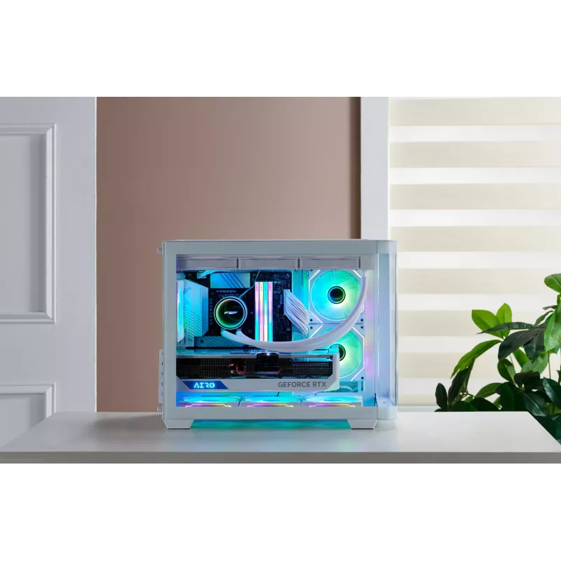 FSP S380-WA Case Mini Tower mITX, mATX bianco ARGB