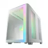 FSP M580-WA Case Midi Tower mITX, mATX bianco ARGB, Midi Tower, PC, bianco, ATX, micro ATX, Mini-ITX, vetro, SPCC, Gaming