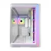 FSP M580-WA Case Midi Tower mITX, mATX bianco ARGB, Midi Tower, PC, bianco, ATX, micro ATX, Mini-ITX, vetro, SPCC, Gaming