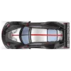 Modello auto sportiva Carrera Porsche 911 GT3 R nero Devil 8 anni
