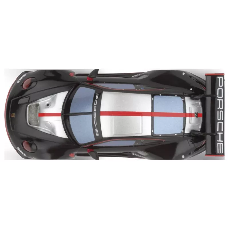 Modello auto sportiva Carrera Porsche 911 GT3 R nero Devil 8 anni