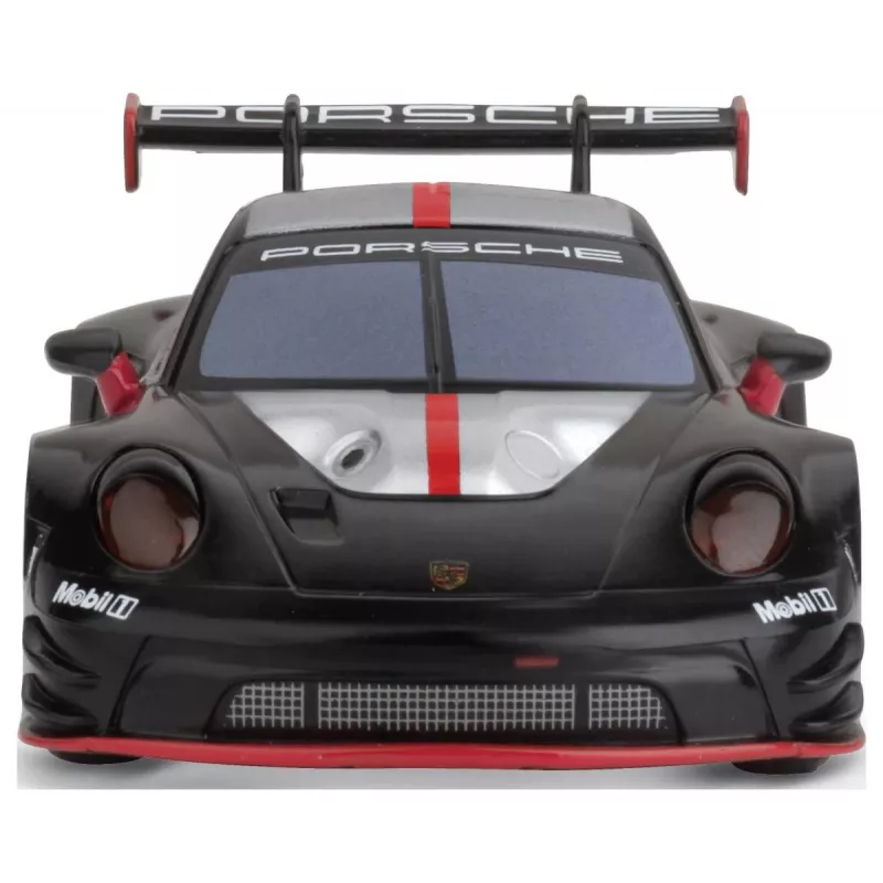 Modello auto sportiva Carrera Porsche 911 GT3 R nero Devil 8 anni