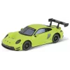 Modello auto sportiva Carrera Porsche 911 GT3 R verde Acid 8 anni