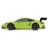 Modello auto sportiva Carrera Porsche 911 GT3 R verde Acid 8 anni