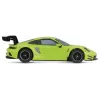 Modello auto sportiva Carrera Porsche 911 GT3 R verde Acid 8 anni