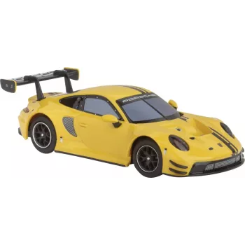 Modello auto sportiva Carrera Porsche 911 GT3 R giallo Speed 8 anni