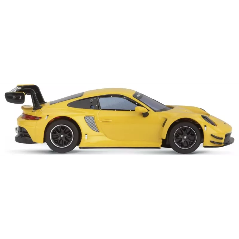 Modello auto sportiva Carrera Porsche 911 GT3 R giallo Speed 8 anni