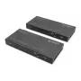 DIGITUS HDBaseT KVM Extender Set. 150m 4K/60Hz. USB 2.0. PoC. IR. nero