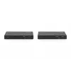 DIGITUS HDBaseT KVM Extender Set. 150m 4K/60Hz. USB 2.0. PoC. IR. nero